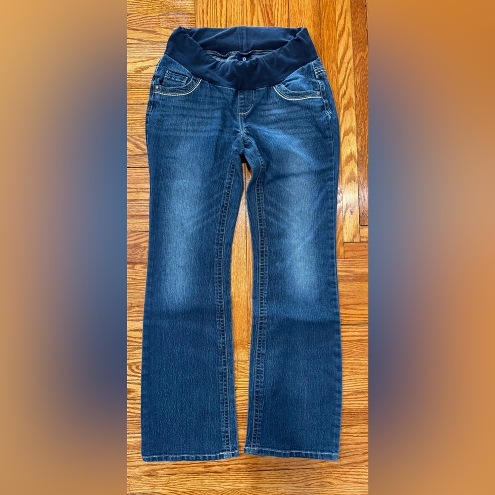 Indigo Blue Premium Denim Women’s Blue Jeans - Classic Straight Leg size Small